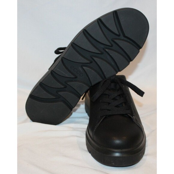 Ecco Nouvelle Shoes Men\'s Black Low Top Comfort Sneakers US 8-8.5 NIB main image 4